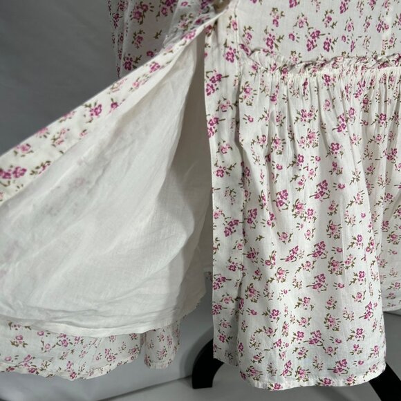 Urban Outfitters Romantic Floral Maxi Dress With Smocked Bodice & Button Front S - Picture 10 of 16